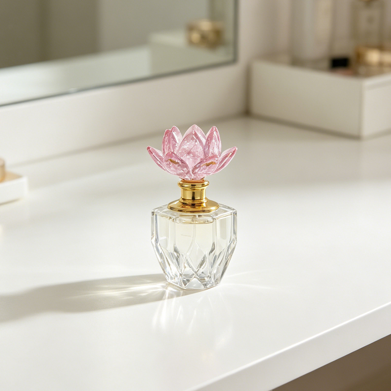 Perfume Fragrance Refill - Frasco de perfume de cristal, elegante,