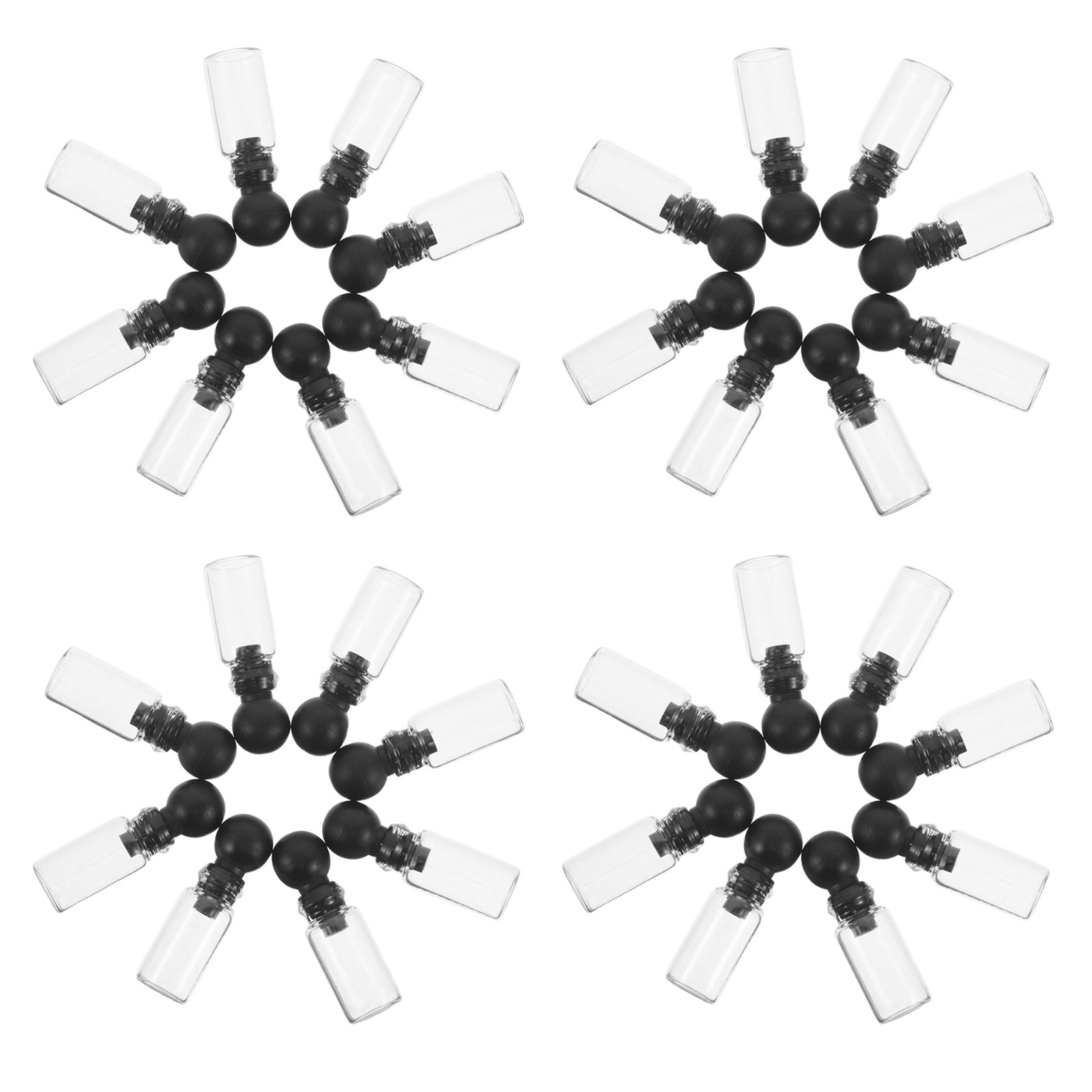 Perfume Fragrance Refill - 150 unidades de frascos de vidro