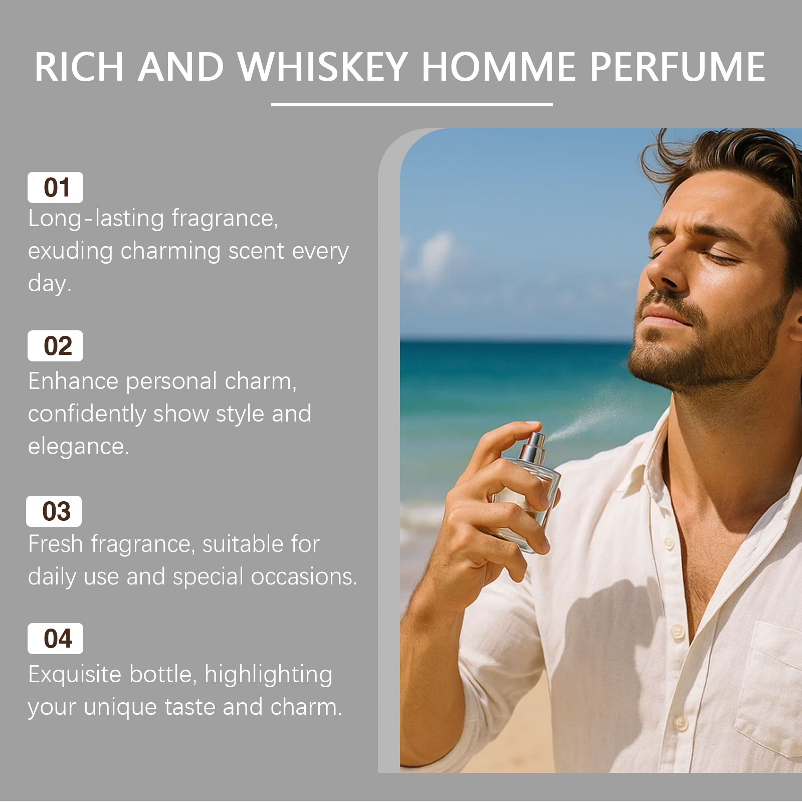 Colônia Masculina Warm Vanilla - Perfume Fragrance Base avaliação e preço