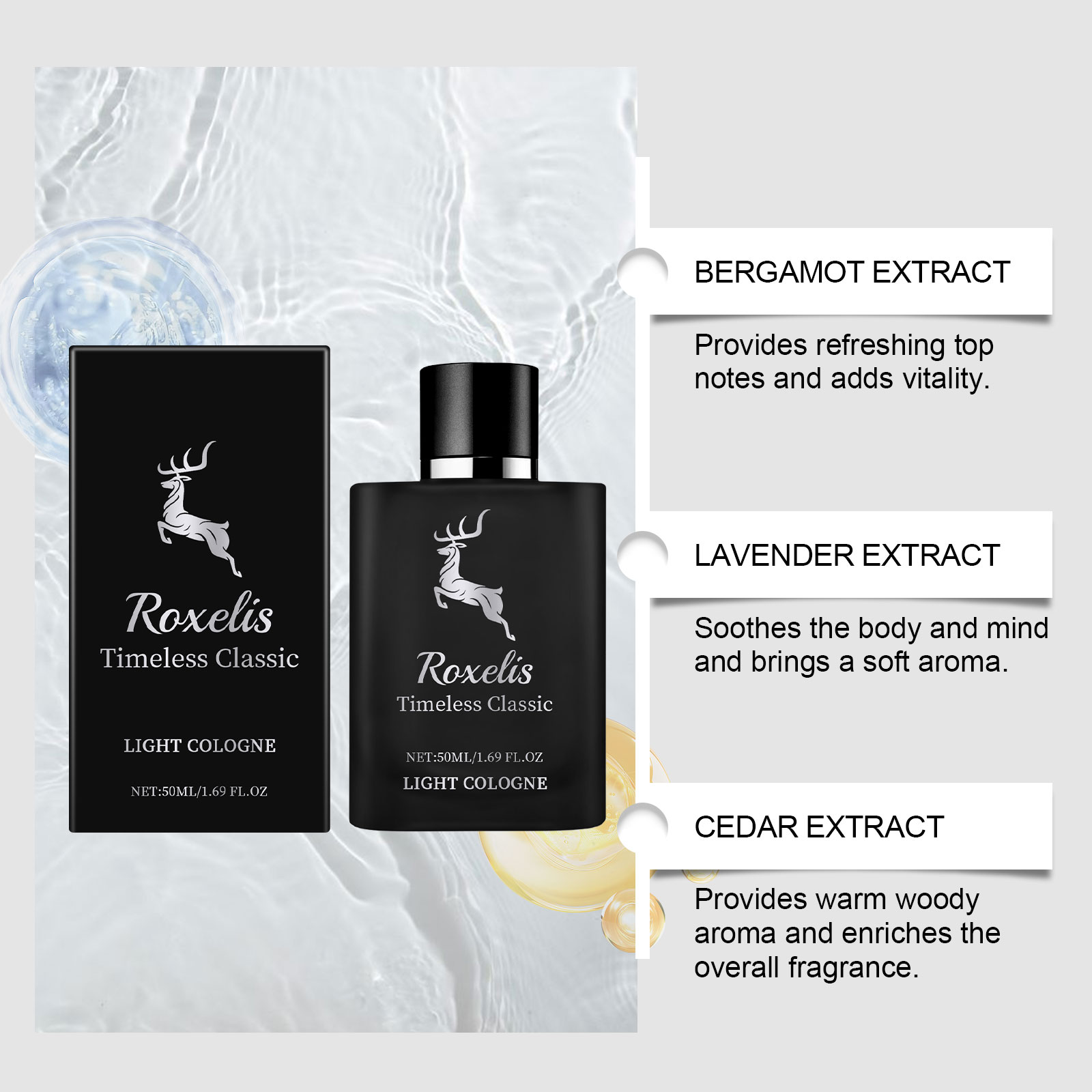 Charm Classic Cologne para Hom - Perfume Fragrance Making avaliação e preço